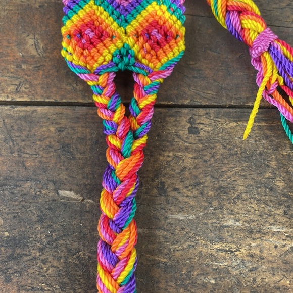 381-You Are Remarkable❤️Handcrafted Macrame Belt - Picture 5 of 8